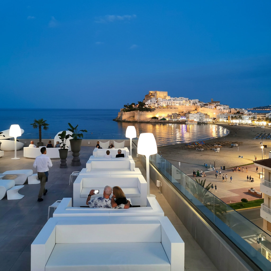 Hôtel 100 % rénové dans le meilleur emplacement de Peñíscola. Hôtel Castillo de Peñíscola & SPA 4* SUP.